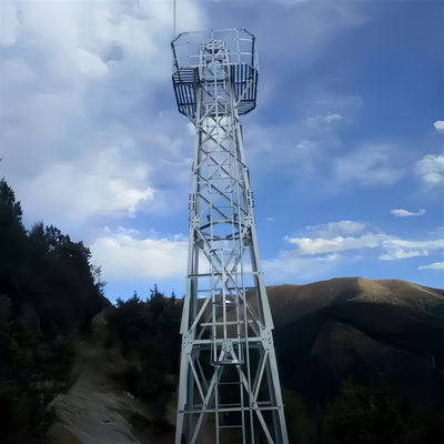 Torri di comunicazione telefonica antenna 2g 4g 5g segnale di cellula di potenziamento alluminio torre di telecomunicazione mobile