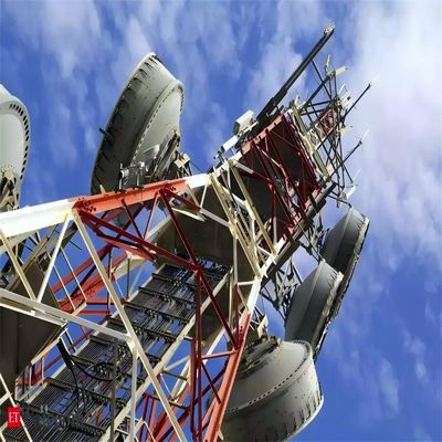 Televisione esterna senza fili 4G Telefono cellulare Comunicazione satellitare Radio a microonde Antenna Torre reticolare 4 gambe Torre angolare