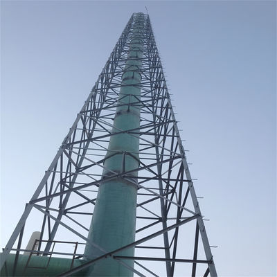 Autonomico In acciaio a reticolo Radio a microonde Wifi Telecomunicazione 4 gambe angolo torre cellulare e reticolo mastro in vendita