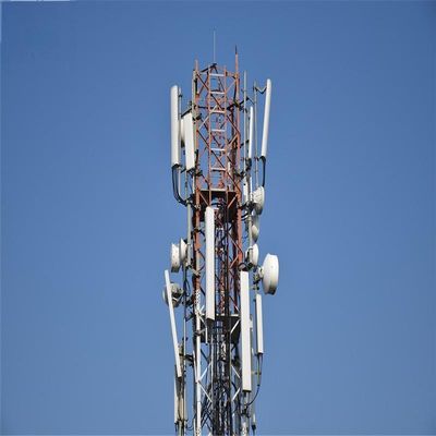 60m 4 Leg Galvanizzato Antenna autonoma Torre Angolo di trasmissione Radio a microonde Torre di comunicazione più alta
