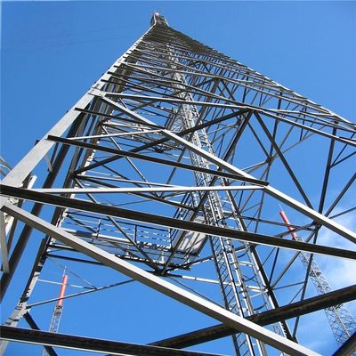 60m 4 Leg Galvanizzato Antenna autonoma Torre Angolo di trasmissione Radio a microonde Torre di comunicazione più alta