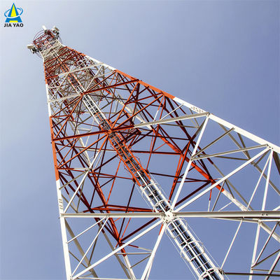Produttore Pylon in acciaio a 4 zampe 5 km Trasmettitore e ricevitore Wifi reticolare angolare a microonde Torre radio di supporto wireless