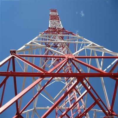 30m 45m 50m 60m TV Antenna Mast Torre 3 e 4 gambe angolare di acciaio Torre televisiva esterna