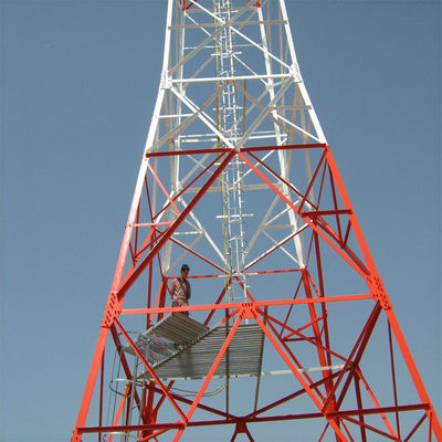 5G antenna wireless torre 4 gambe angolo acciaio ferro torre a reticolo autoportante