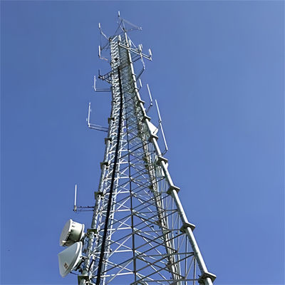 30m tubo Wifi 3 gambe torre in acciaio tubolare reticolare mastro senza cuciture comunicazione a microonde antenna torre