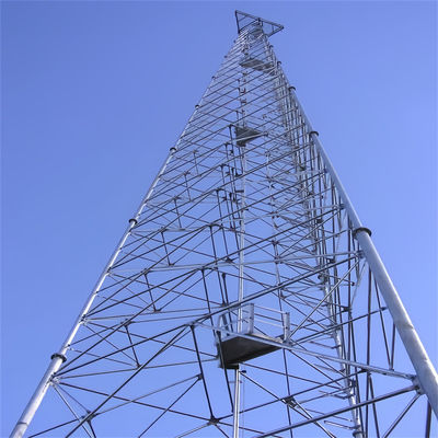 30 metri galvanizzato 3 gambe torre di sostegno tubulare acciaio telecom torre reticolare