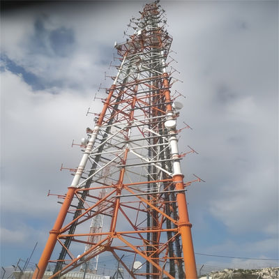 30 metri galvanizzato 3 gambe torre di sostegno tubulare acciaio telecom torre reticolare