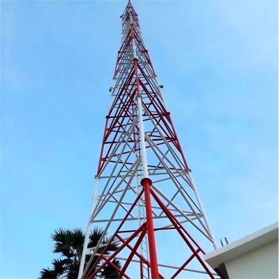 15M 20M 30M 45M 50M 3/4 gambe Comunicazioni tubolari Antenna Mastello Torre angolare in acciaio