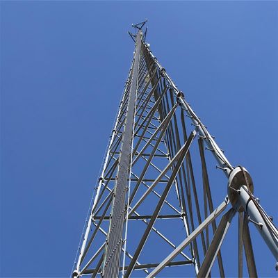 15m 20 30 40 50 Meter Rooftop Microonde Comunicazione Reticolo Antenna Radio Mast 3 gambe Torre in acciaio tubolare
