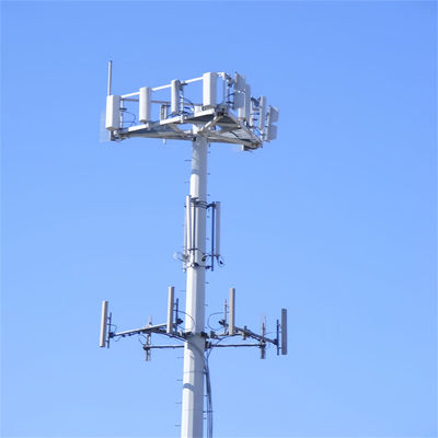 Rete Mobile Gsm Monopole Tower Antenna Wifi Ferro Torre di segnale