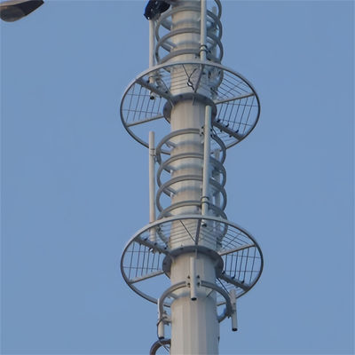 Prezzo autosufficiente Wifi Telefono cellulare a lungo raggio Piattaforma di lavoro Microonde Antenna di acciaio Monopole Torre