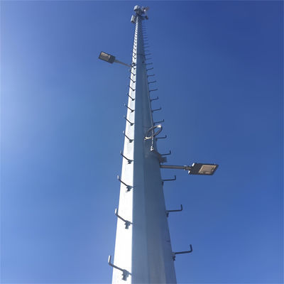 OEM Galvanizzato Monopole di Autosostenibilità Antenna Torre Mast Per GSM 5G Comunicazione Tube Torre Polo