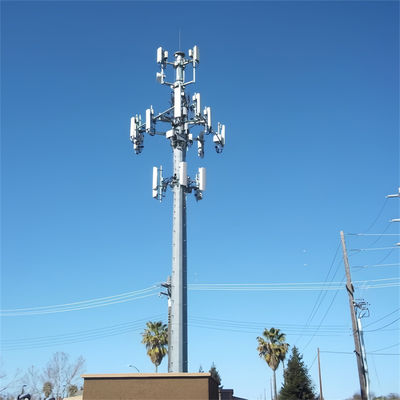 Monopolio autonomo Torre di telecomunicazioni 100' Antenna Tipi di comunicazione Monopolio tubolare Torre