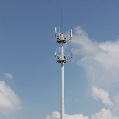 Monopolio autonomo Torre di telecomunicazioni 100' Antenna Tipi di comunicazione Monopolio tubolare Torre