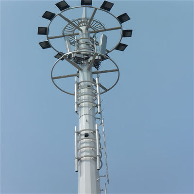 Comunicazione Radiodiffusione Telecomunicazione Monopolio Torre di antenna ASTM A123/ ISO 1461