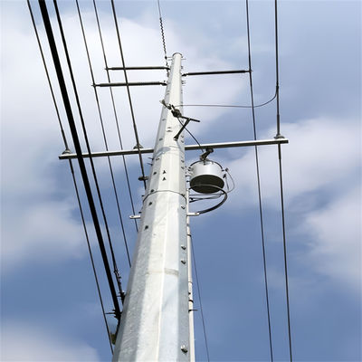 20 Meter 25 30 Meter Antenna Telecom Acciaio Monopole Torre Q345B / A572 Materiale