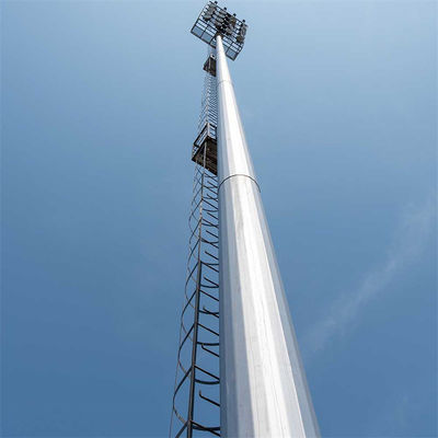 Alta qualità 20m 30m 45m 50m Antenna di comunicazione Polo 5G Stazione base del segnale cellulare Monopole Acciaio Torre di telecomunicazione