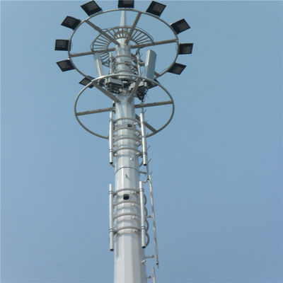 Alta qualità 20m 30m 45m 50m Antenna di comunicazione Polo 5G Stazione base del segnale cellulare Monopole Acciaio Torre di telecomunicazione