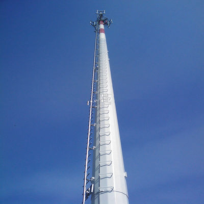 Alta qualità 20m 30m 45m 50m Antenna di comunicazione Polo 5G Stazione base del segnale cellulare Monopole Acciaio Torre di telecomunicazione