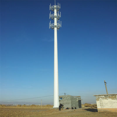 Alta qualità 20m 30m 45m 50m Antenna di comunicazione Polo 5G Stazione base del segnale cellulare Monopole Acciaio Torre di telecomunicazione