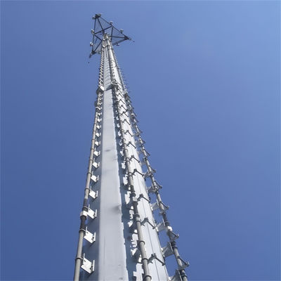 Autoportanza Galvanizzato 75 Ft Tubbo di acciaio Polo Tv Antenna Cellulare Wifi Gsm Telecom Monopole Torri Fornitura