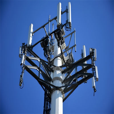 Compagnia di telecomunicazioni auto-supportabile di piccole dimensioni Antenna cellulare Pylon 5g Rete 20 piedi piattaforma tetto torre superiore
