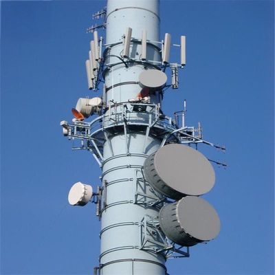 Telecomunicazioni Wifi Stazione base GSM portatile Torre Monopole 30 metri Microonde Trasmissione di guida d'onda
