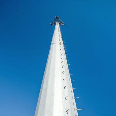 Torre di mastello di antenna pesante Monopole 15 metri 9m 10m 12m Monopole Torre d'acciaio