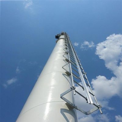 30m 35m 40m Galvanizzato 4g / 5g Siti cellulari Monopole Torre di segnale del telefono cellulare Microonde