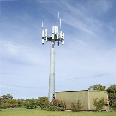 30m 35m 40m Galvanizzato 4g / 5g Siti cellulari Monopole Torre di segnale del telefono cellulare Microonde