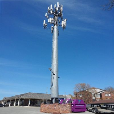 Acciaio 20 metri Gsm Monopole Torre di Acciaio Torre di Comunicazione in vendita Q345B/A572