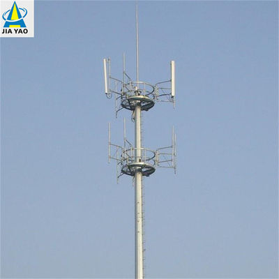 Torre di monopolio multifunzionale galvanizzata a caldo 5g Internet segnale di telefono cellulare comunicazione torre di acciaio