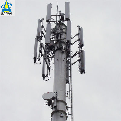 Torre di monopolio multifunzionale galvanizzata a caldo 5g Internet segnale di telefono cellulare comunicazione torre di acciaio