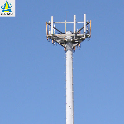 Torre di monopolio multifunzionale galvanizzata a caldo 5g Internet segnale di telefono cellulare comunicazione torre di acciaio