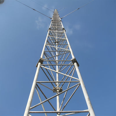 Sito cellulare Trasmissione del segnale Triangolo di acciaio torre di polo di comunicazione