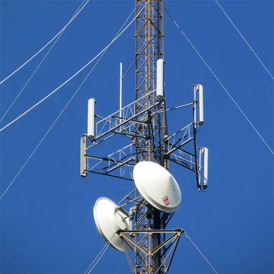 Comunicazione wireless Telecom Ferro Guyed Polo Torre 5g Radio Antenna Wifi Isp Internet Torre in vendita