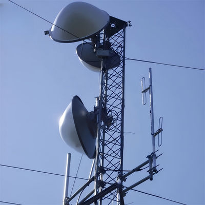 20 Meter Hot Dip Galvanizzato Tubulare Acciaio Galvanizzato Torre di filo 5G Radio Antenna Mastello di telecomunicazione