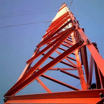 Wifi Bts Cellulare telefono filo di supporto di filo di galleggiamento torre 3 gambe tubolari o di acciaio barra