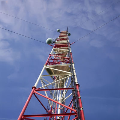 20M 20 M 30M 40 M 50M 3 gambe torre di filo galvanizzato tubolari galvanizzato acciaio antenna torre di comunicazione galvanizzata