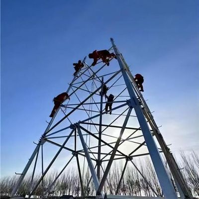 33 KV a 110 KV Torre di trasmissione di potenza Angolo Torre di ferro 30-180 km/h Velocità del vento