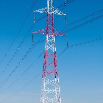 Galvanizzato reticolo angolo multi circuito metallo linee elettriche torri sospensione doppio circuito griglia torre elettrica