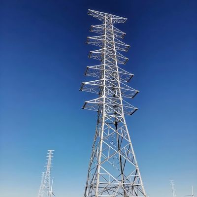 Galvanizzato reticolo angolo multi circuito metallo linee elettriche torri sospensione doppio circuito griglia torre elettrica