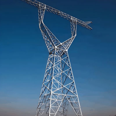 Galvanizzato reticolo angolo multi circuito metallo linee elettriche torri sospensione doppio circuito griglia torre elettrica