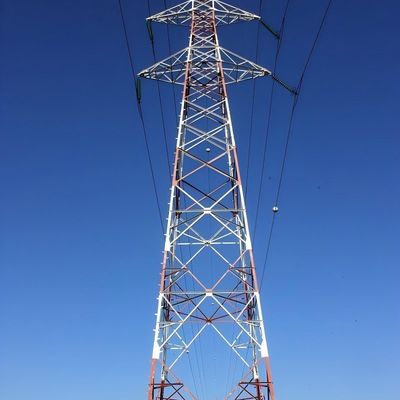 Struttura della sottostazione Torre elettrica ad alta tensione Galvanizzato Pylon Line Pole di trasmissione Retice Torre angolare in acciaio In vendita