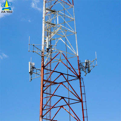 10 20 30 40 50 60M Torre di acciaio tubolare galvanizzato Segnale Wifi Bts Televisioni Torre di acciaio tubulare a 3 zampe