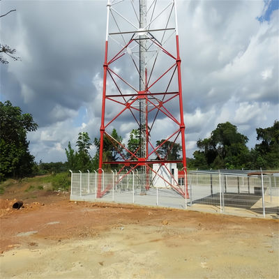 20m 25m - 60m 65m Torre a tre zampe Tubo Telecom Tubo Steel Tower