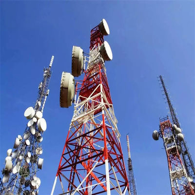 Torre a reticolo autoappoggiante di 30 m per la comunicazione Torre GSM in acciaio angolare