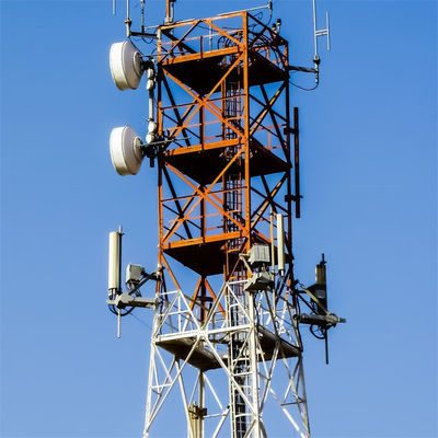 Antenna radio in acciaio a reticolo angolare 4g attrezzature wireless antenna booster cellulare segnale torre di telecomunicazione mobile