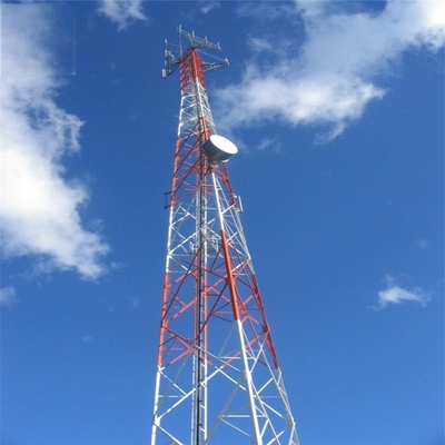 Mast Pylon Angular Iron 3 Legged Telecommunication Angle Steel Tower 20 30 40 45 50 55 60