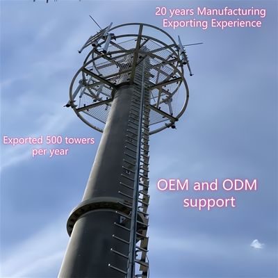 Acciaio 20 Meter Fabbriche Fornitori Monopolio Telecomunicazioni GSM Torre di comunicazione